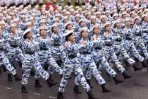 Những "bóng hồng" xinh đẹp trong hàng ngũ tập diễu binh A80