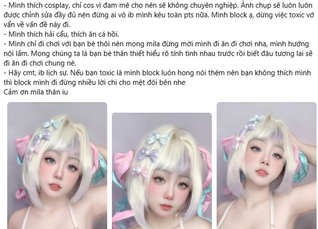 Theo đó việc nữ cosplayer có tên Hẩu Hẩu Ẳng Rì sử dụng công cụ chỉnh ảnh lại khiến không ít viewer cảm thấy thất vọng.