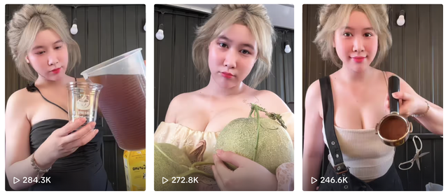 Sở hữu hàng trăm nghìn người theo dõi, "Trinh nước ép" là tài khoản TikTok nổi bật với những video hướng dẫn pha chế đồ uống.