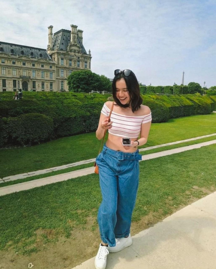 Loạt hình khi còn du học tại Pháp của Hải Tú lập tức nhận về chú ý lớn.