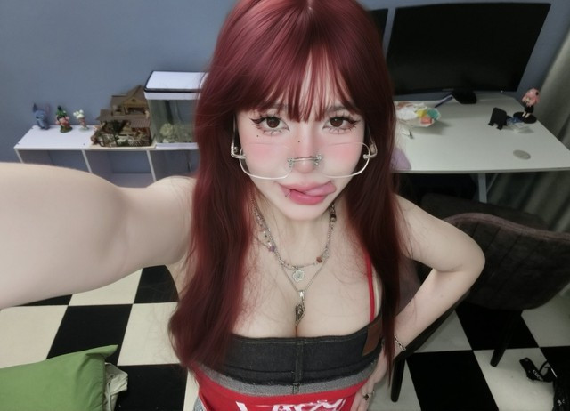 Nàng "hot girl phòng net" tự tin diện những bộ trang phục cắt xẻ tinh tế, ôm sát cơ thể, khéo léo "flex" vòng eo thon gọn, bờ vai gợi cảm và tâm hồn nảy nở.