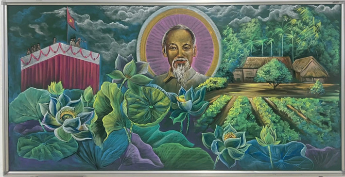 Chia sẻ trên VietNamNet, thầy Hạnh cho hay, tính đến thời điểm này, sau hơn 5 tháng thực hiện, thầy đã hoàn thành khoảng 5 tác phẩm vẽ phấn màu, mỗi tác phẩm là một câu chuyện khác nhau nhưng xoay quanh chủ đề kỷ niệm 80 năm Quốc khánh.
