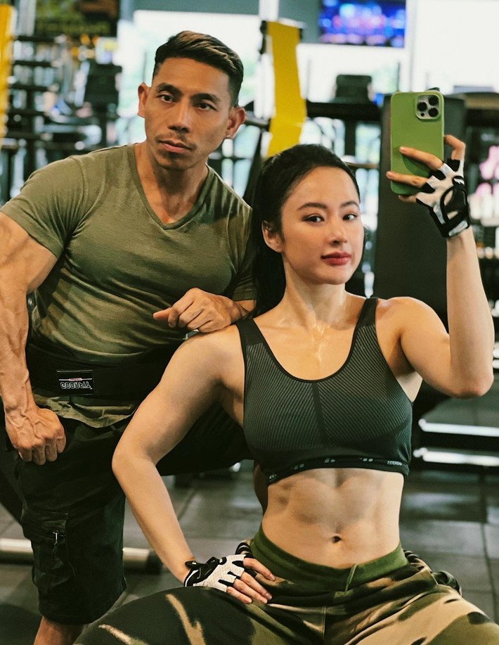 Cựu lực sĩ Phạm Văn Mách là thầy và bạn tập của Angela Phương Trinh.