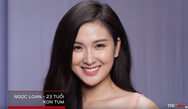 Ngọc Loan (SN 1993) bắt đầu được mọi người biết đến khi tham gia The Face Vietnam năm 2016, là học trò cưng của Phạm Hương. Thời điểm đỏ, người đẹp nhận được nhiều đánh giá cao với gương mặt xinh đẹp, thần thái cuốn hút, body quyến rũ.