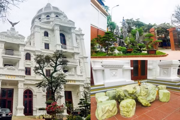 Ngắm biệt thự đồ sộ như lâu đài của nữ đại gia Phú Thọ 