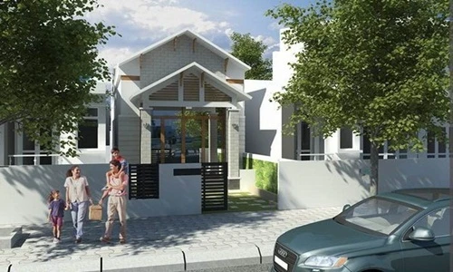 10 mẫu nhà cấp 4 gác lửng 5x14m giá rẻ