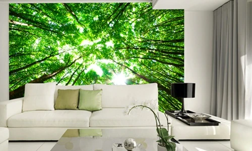 10 mẫu giấy dán tường 3D xua tan mùa hè oi bức
