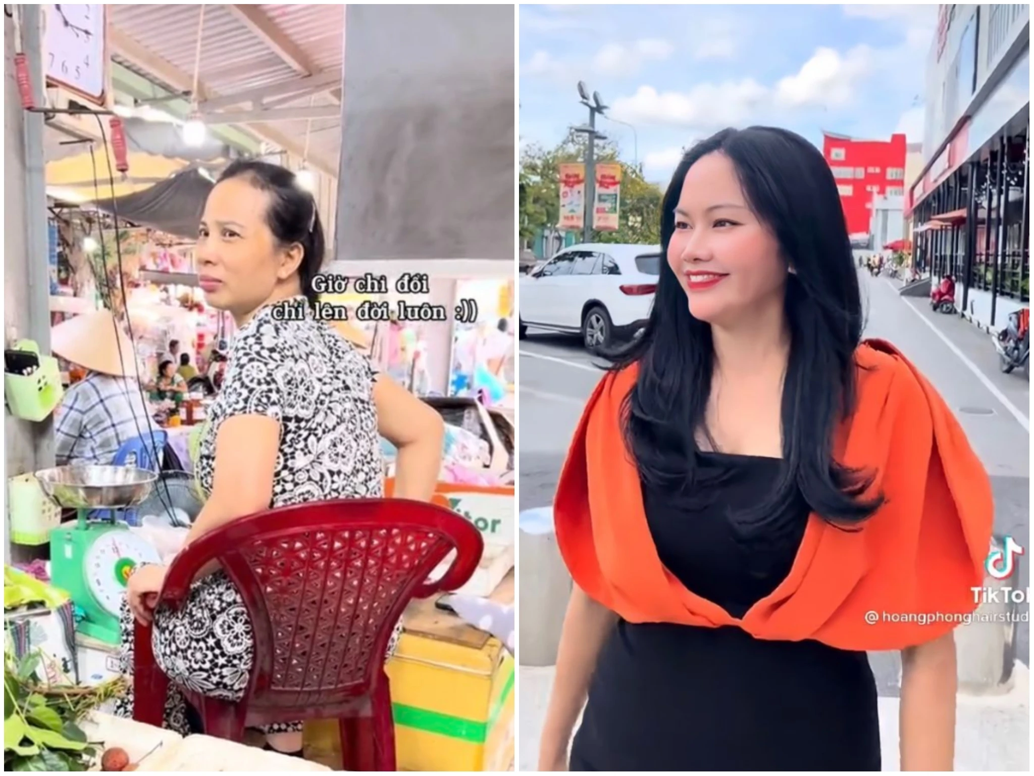 Cô bán rau U60 trẻ ra chục tuổi nhờ thay đổi chi tiết này