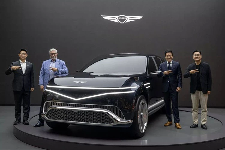 Genesis GV90 2026 từ 2,5 tỷ - SUV điện đối đầu Mercedes-Benz EQS