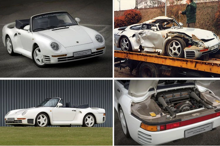 Chiếc Porsche 959 “nát như sắt vụn” sống dậy từ đống hoang tàn