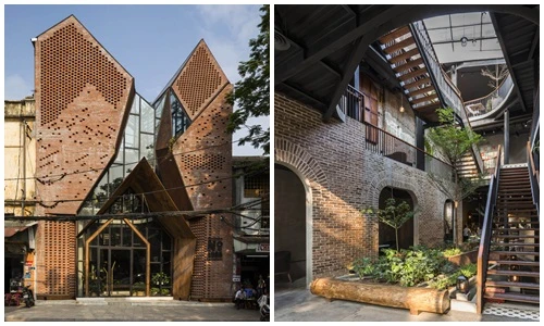 Quán cà phê hình dáng khăn mỏ quạ độc đáo ở Hải Phòng