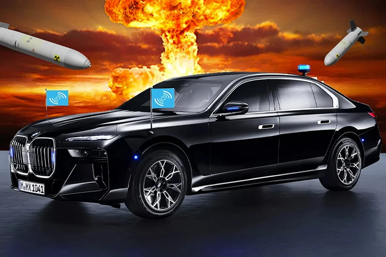 BMW i7 Protection - ôtô điện bọc thép, chống đạn đầu tiên cho yếu nhân