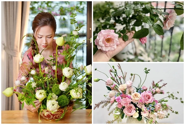 “Mỏi mắt” ngắm căn hộ rực rỡ sắc hoa của MC Đan Lê