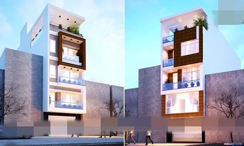 10 mẫu nhà phố 5 tầng kết hợp kinh doanh độc đáo