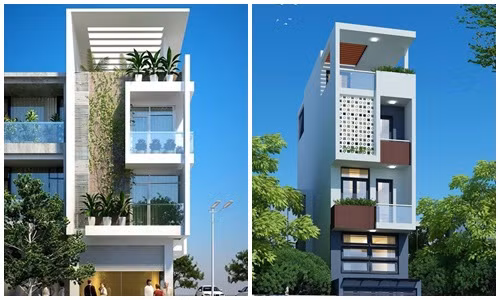 10 mẫu nhà phố 3 tầng 1 tum độc đáo nhất 2019