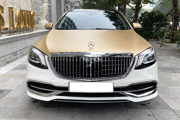 Mercedes-Benz S400 độ siêu sang Maybach hơn 2 tỷ ở Hà Nội