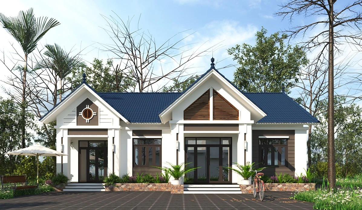 10 mẫu nhà 1 tầng mái ngói đẹp, giá phải chăng lên ngôi 2021
