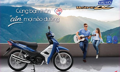 Honda Wave Alpha 110 mới giá 17,79 triệu tại Việt Nam