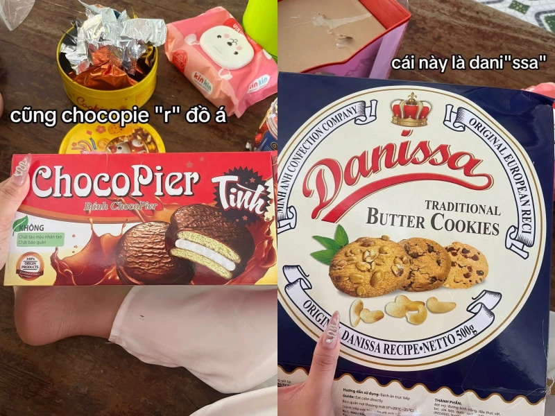 Khui giỏ quà Tết, khách ngã ngửa vì thứ bên trong