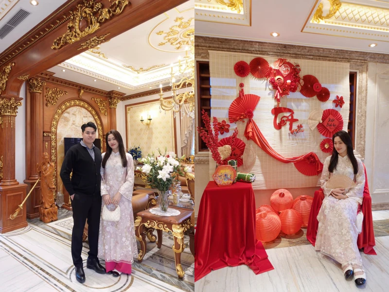 Hoa khôi bóng chuyền Việt Hương khoe biệt thự bạc tỉ nhà chồng