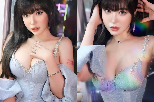 Mặc váy tôn vòng 1 ngồn ngộn, Elly Trần khiến fan "phát sốt"