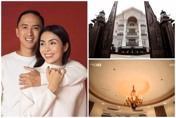 Biệt thự dát vàng xa hoa của nhà chồng Tăng Thanh Hà