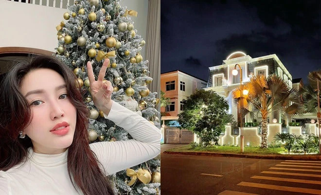Cận cảnh “lâu đài” triệu đô của Bảo Thy lộng lẫy mùa Giáng sinh