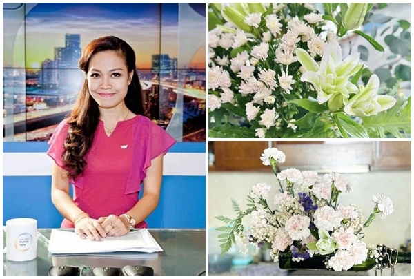 Mê mẩn không gian sống rực rỡ sắc hoa của BTV Hoàng Trang 