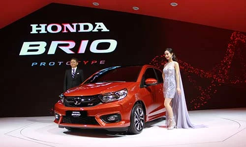 Cận cảnh xe ôtô siêu rẻ Honda Brio 2018 tại Việt Nam