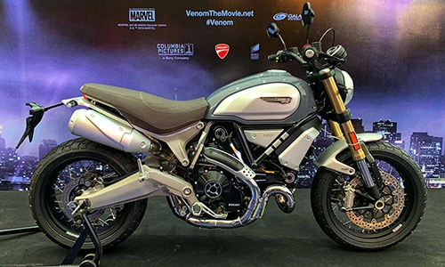 Siêu phẩm Ducati Scrambler 1100 tung hoành trong “bom tấn” Venom