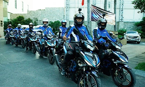 Dàn xe máy Yamaha Exciter 2019 phượt Sài Gòn - Hà Giang