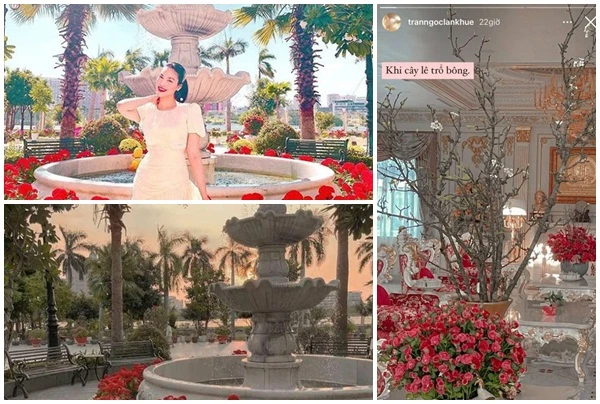 Lộ dinh thự dát vàng của Lan Khuê và chồng đại gia