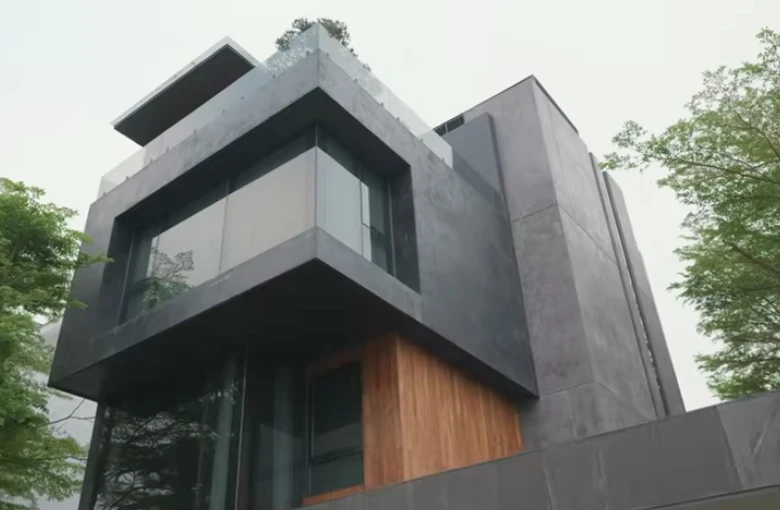 Toàn cảnh biệt thự đen view cánh đồng hiếm có giữa Hà Nội