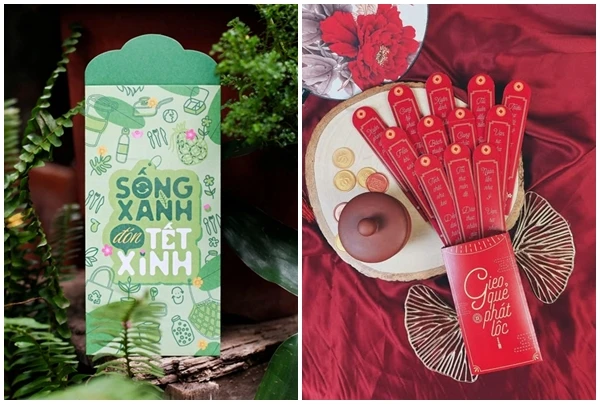 Phong bao lì xì độc lạ rầm rập đổ bộ chợ mạng