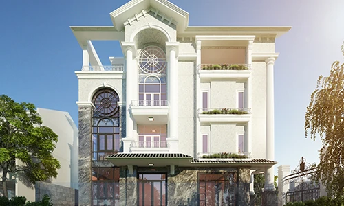 Ngắm 10 mẫu nhà 4 tầng mái thái đẹp hút mắt