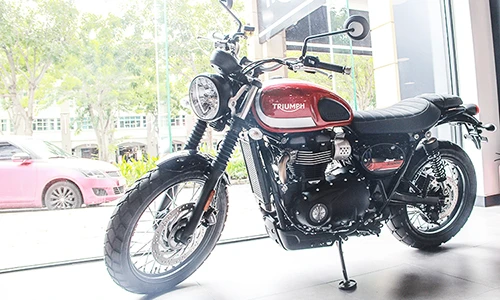 Môtô Triumph Street Scrambler giá 365 triệu tại Việt Nam