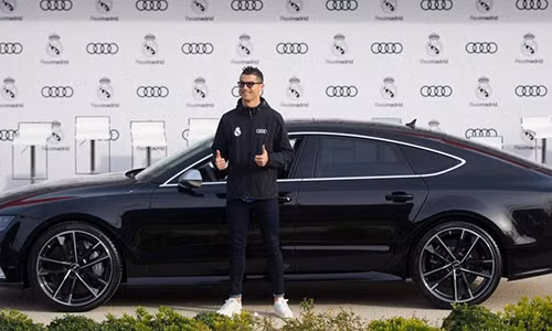 Audi tặng xe ôtô hạng sang cho dàn sao Real Madrid
