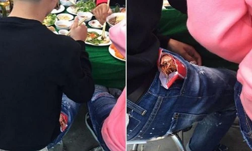 Đi ăn cỗ mang phần về cho người nhà, trò mới của giới trẻ?