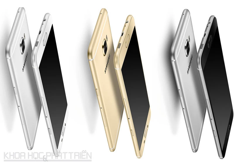 Chi tiết long lanh của smartphone Samsung siêu mỏng