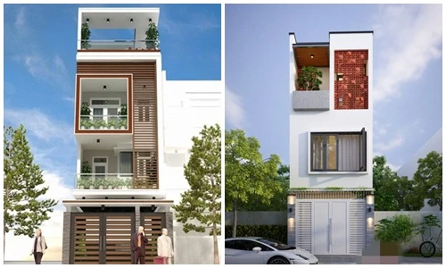 Bắt mắt 10 mẫu nhà ống 48m2 đẹp hiện đại