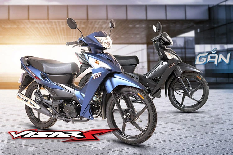Chi tiết Kymco Visar S50 - xe máy số bình dân 17,4 triệu đồng