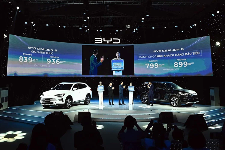 BYD Sealion 6 từ 839 triệu đồng, có gì để đấu Jaecoo J7 PHEV?