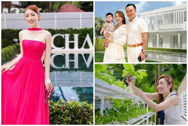 Mãn nhãn biệt thự triệu đô xanh mướt của Chi Bảo và vợ trẻ 