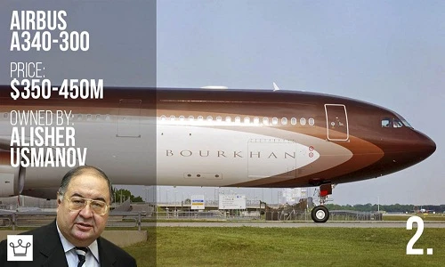 Tận mục Airbus A340-300 đắt gấp 5 lần chuyên cơ của ông Trump