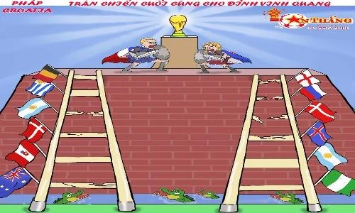 Hí họa hành trình Croatia tới trận chung kết World Cup 2018