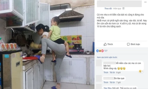 Khi những bà mẹ bỉm sữa đều hóa thành “siêu nhân“