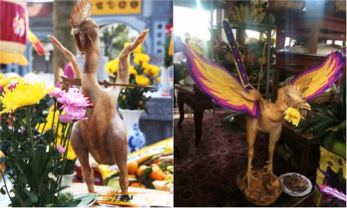 Chết cười với loạt ảnh những "con gà thần thái" cúng rằm tháng Giêng