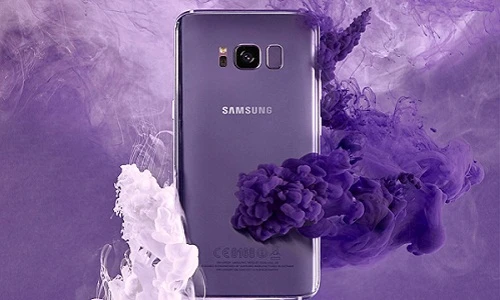 Sự chuyển đổi màu sắc mặt lưng của Galaxy S8+ tím khói