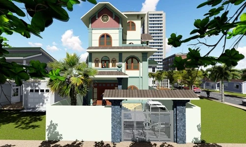 10 mẫu biệt thự 3 tầng mái thái ấn tượng nhất hiện nay