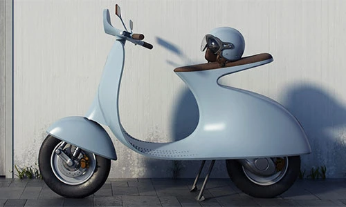 Vespampère phong cách Vespa cổ điển khiến phái đẹp phát thèm